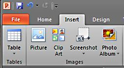 Home Tab Inserting edited raster images 7. Delete image placeholders 8. Insert edited raster images into PowerPoint (do NOT Copy & Paste) 9.