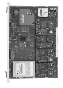 CADENCE is available in two models, the CVM8A and the CVM16A. Each card is comprised of three main components, the single board computer (motherboard), one 2.