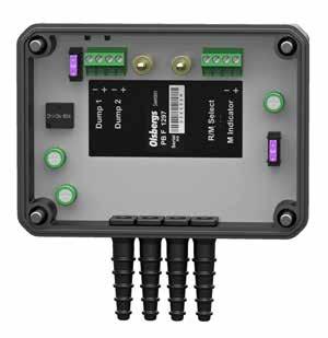 The system has full functionality between 16V and 32V. Olsbergs control system circuit breakers are located in the PB.F2.