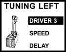 Settings DRIVER - selection 1. Put the system in STANDBY 2. Press the FUNCTION button on one of the joysticks; DRIVER is the first main menu. (Figure 1) 3. Press CHANGE to select the highlighted menu.