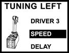 (Figure 1) 4. Press CHANGE to select the highlighted menu. (Figure 2) 5. Highlight the function that must be limited by actuating (pulling) the joystick for the function concerned. (Figure 3) 6.