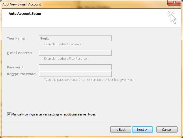 Creating SMTP Account for Testing Protect Server 5.