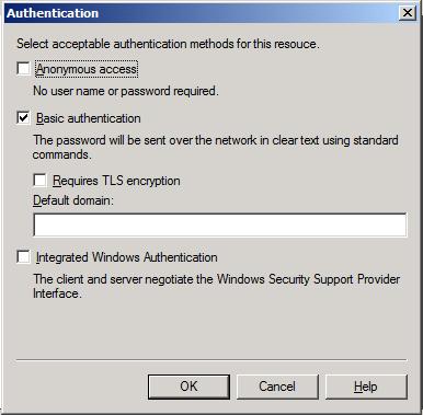 Advanced Security for Protect Server Email Security Basic Authentication Basic authentication may be selected to help secure the SMTP server.