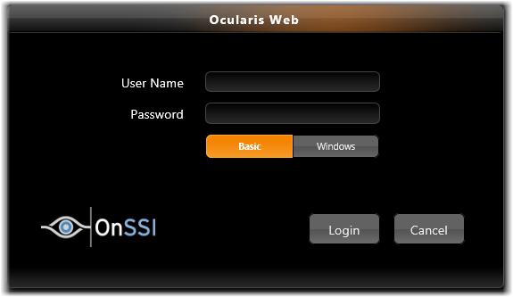 Configure Ocularis Media Server Ocularis Media Server Installation and Administration Guide Logging In and Out Certain tabs, specifically the Modify Server and Monitor Server tabs, require that you
