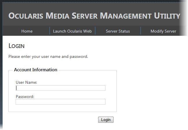 Ocularis Media Server Installation and Administration Guide Configure Ocularis Media Server Ocularis Media Server