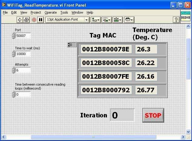 10 Tag4M Datasheet This concludes the Read tag temperature task.