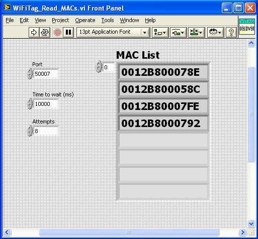 8 Tag4M Datasheet computer), therefore it is the MAC that uniquely identifies the tag and not the IP address. WiFiTag_Read_MAC returns the tag MAC address.