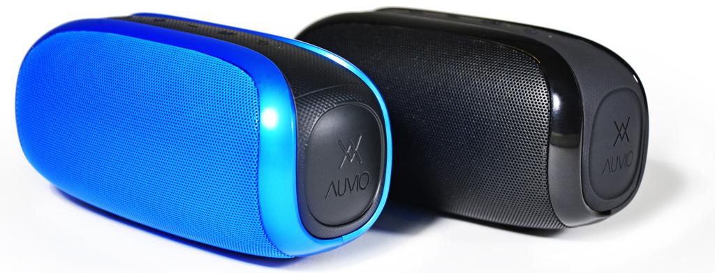 speakers Auvio STEREO BLUETOOTH SPEAKER WIRELESSLY PAIR TWO FOR STEREO 5 hours