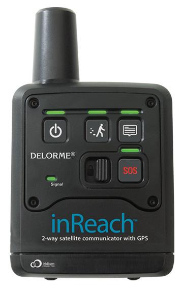 Getting Started Welcome The inreach two-way satellite communicator with GPS keeps you in reach wherever you go whether you want to share your trip, check in with loved ones, or send an SOS in an