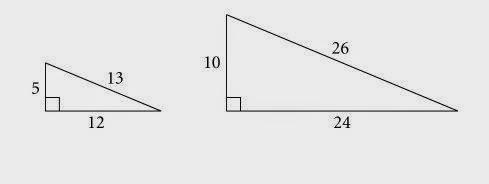 Special triangles When using the Pythagorean theorem we often get answers with square roots or long decimals. There are a few special right triangles that give integer answers.