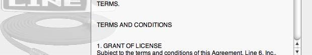 After carefully reading the license, select Continue, then Agree if you consent to the terms