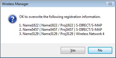 1 Right-click within the <Registered Projectors> screen. 2 Click [Import/export Registered Projectors list].