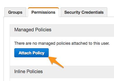 7. Give the policy a name, and then paste this code into the Policy Document text area. Click Validate Policy then Apply Policy.