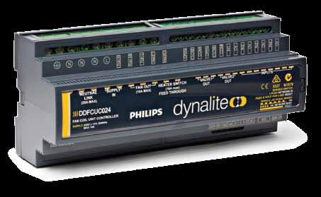 The device includes an internal programmable logic controller and supports all Philips Dynalite IR script commands. 8 independent, individually controllable outputs 4 x 3.