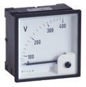 Analog panel instruments type range description 48mm² 72mm² 96mm Ammeters (AC) moving iron (overscale 2 x In) (90º movement) BEA01A 1A direct reading AC ammeter 230.00 203.00 230.