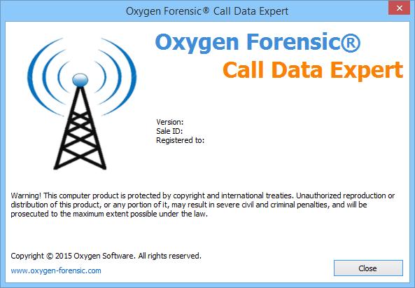 2 1 Oxygen Forensic Call Data Expert About Oxygen Software Our contacts: Web : http://oxygen-forensic.com/en/ Customer support: support@oxygen-forensic.
