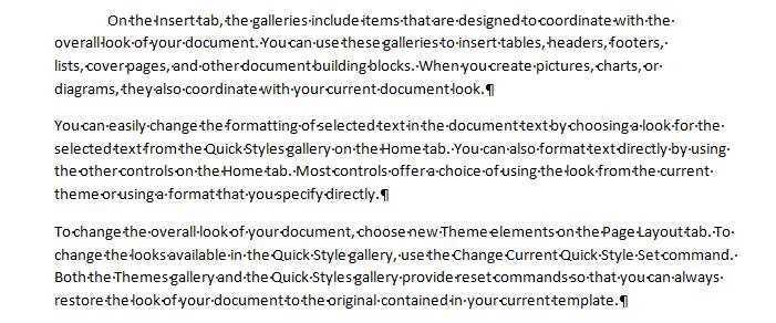 Word 2016 15 Formatting Text Copy Formatting Using the Format Painter To apply formatting using the format painter, first highlight the paragraph or text from which you wish to copy the formatting