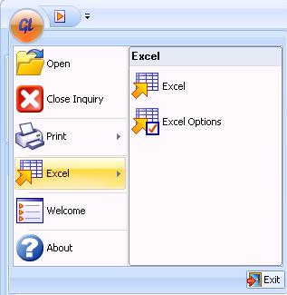Excel Options The Export to Excel feature contains functionality designed to enhance the look and feel of your export.