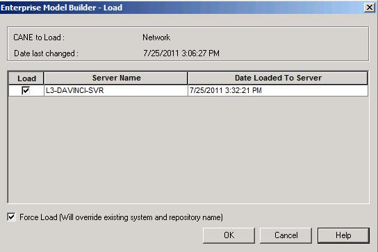 From under Network Tasks in the right pane select Load network configuration to servers. 17.