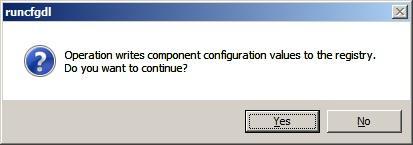 A warning message Component configuration has defined secured method(s) with no capability.