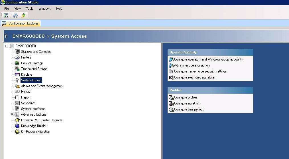 Configuring the Assets 5. In the left pane, Double-click the option for Server. 6.
