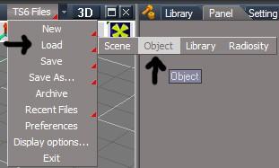 Adding other models to your lever is a brease with TrueSpace. Just use the load object, this will open a menu that will allow you to chose the format you want to load. I always use.