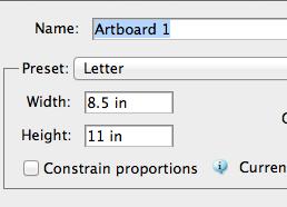 Set the Artboard size so it equals or is smaller than the SIZE OF THE ACTUAL MATERIAL. a. b.