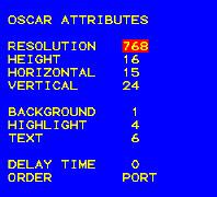 Chapter 3: Basic Operations 23 Changing OSCAR Display Attributes On the OSCAR Attributes screen, you can change the server display order to list alphabetically by name or numerically by port number.