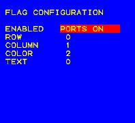 26 OutLook 180DX Installer/User Guide Flag Appearance Settings Setting Values Effect Enabled Flag Off Flag does not appear. Ports On Flag displays computer by port number.