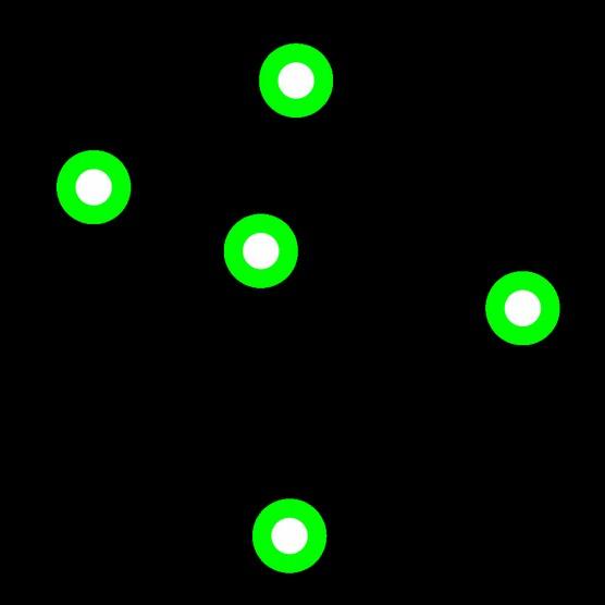 EURion Constellation Pattern of circles