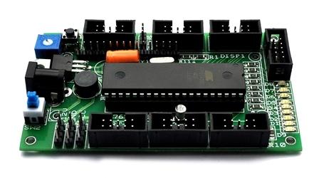 AVR Development Board Introduction: AVR Development Board is used to develop numerous operations and application by using 40 pin ATmega series Microcontrollers.