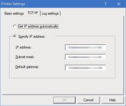 About Network Utility Setting IP Address 1 2 3 Select the printer to set an IP address from the main screen. From the [Settings] menu, click [Printer settings]. Or click on the toolbar.