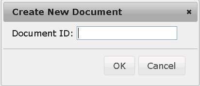 3. In the Create New Document window, enter the new