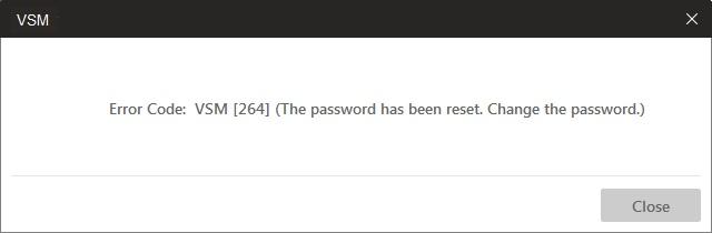 Change Password for Reset User and Login If the normal user's password is reset to the initial password by the admin user, when logging in, he/she should change the initial password and set a new
