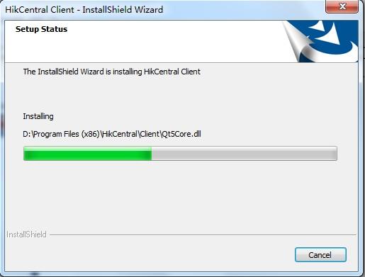 1_XXXXXXXX) to enter the Welcome panel of the InstallShield Wizard. Click Next to start the InstallShield Wizard. 2. Click Browse and select a directory to install the Control Client.