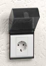 Single TV socket, female Get connected with TV, telephone and data sockets Complete with