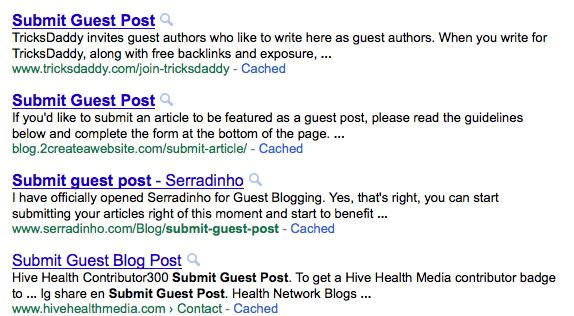 Here are a few websites that have compiled listings of blogs that accept guest posts: http://piggybankpie.com/guest-blogging/52-blogs-that-accept-guest-posts/ http://maheinfo.blogspot.