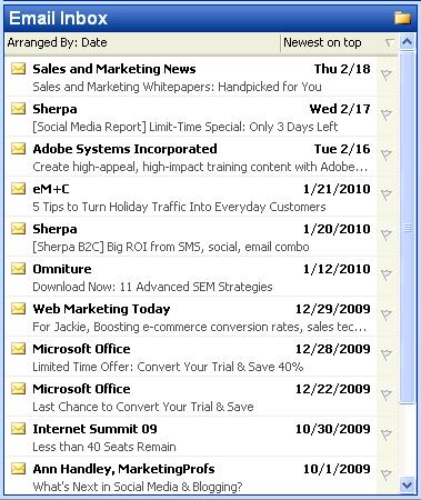 5 Stages of Viewing Emails: Subject Line From Subject Preview Pane Open Email (Above the
