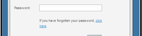 (not your name) and password to log in