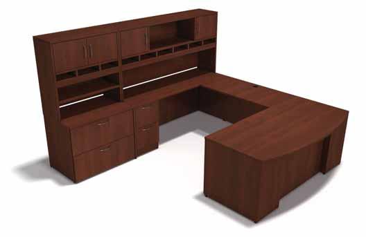 bookcase, corner bookcase 7-4 Bow front step in desk, filing credenza, hutch with