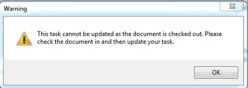 Note: The window only appears on closing the document or exiting word, not each time a document is saved Workflow Due Date to include Time Workflow has introduced the ability to make a task in a