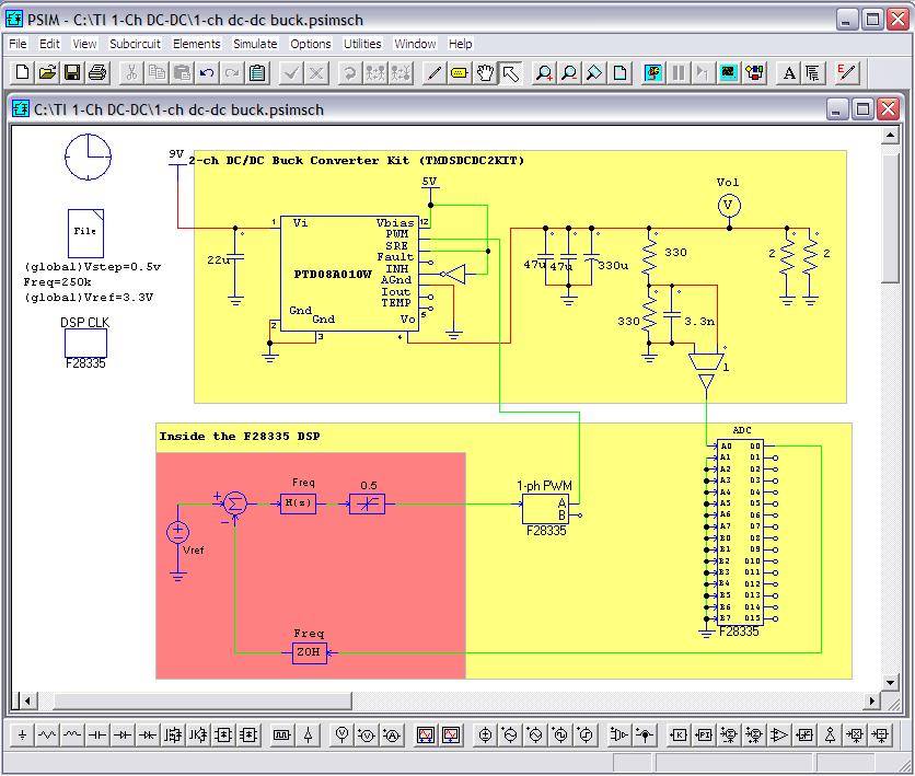 With the SimCoder Module, PSIM can automatically generate generic code from the control schematic.