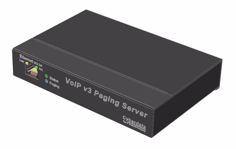 Confirm that the V3 Paging Server is Up and Running 11 2.3.5 Confirm that the V3 Paging Server is Up and Running The LEDs on the front of the V3 Paging Server verify the unit s operations. Figure 2-7.