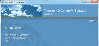 Introduction This document describes a new single server installation of the Trimble 4D Control software, version 4.1.