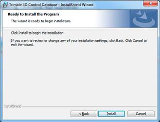 4. Define the MonitoringDB connections and then click Next: Trimble recommends using the standard settings. Change the settings only if you a familiar with SQL Server databases and users.