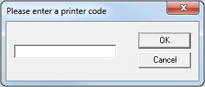 Setting Up Dedicated Process Servers Figure 50: Yellow star button to add an item The system displays a pop up window in which you type in a printer code: Figure 51: Please Enter a Printer Code