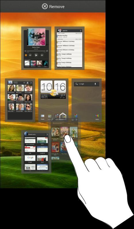 Home Screen Basics Extended Screens Customize the Home Screen Launch Bar, Apps, and Folders Home Screen Basics Your phone allows you to rearrange the order of your home screens and even