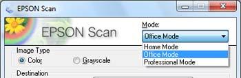 Parent topic: Selecting EPSON Scan Settings Related tasks Scanning in Home Mode Scanning in Office Mode Scanning in Professional Mode Scanning in Home Mode When you scan in Home Mode, EPSON Scan