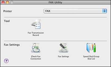 Setting Up Speed/Group Dial Lists Using the Fax Utility - Mac OS X You can set up your speed dial and group dial lists using the FAX Utility.