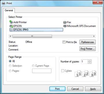 Setting Options Description 2-Sided Faxing Off Lets you fax 2-sided originals placed in the ADF.